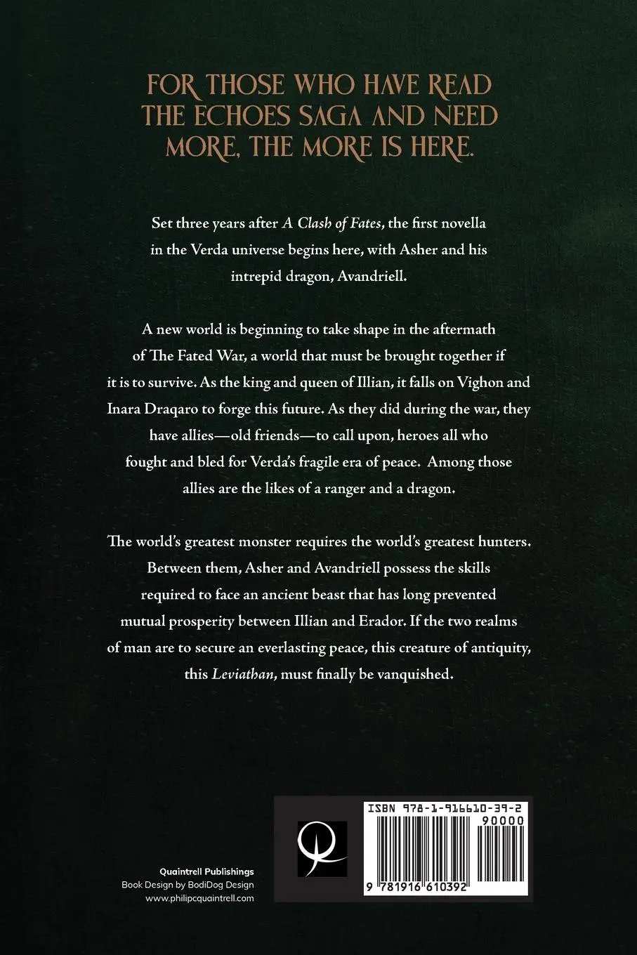 Rückseite: 9781916610392 | Leviathan | An Asher &amp; Avandriell Story: An Asher &amp; Avandriell Story