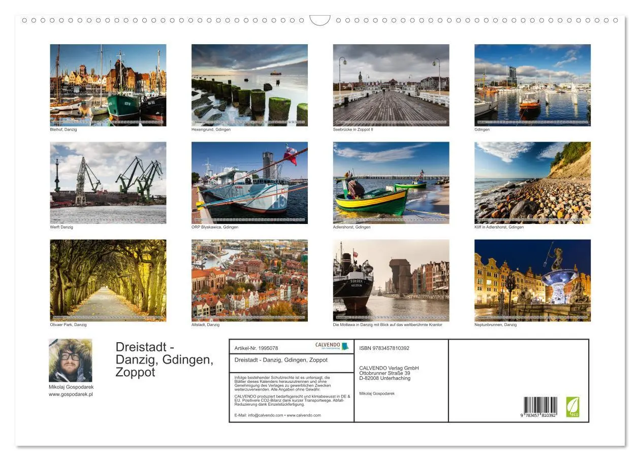 Bild: 9783457810392 | Dreistadt - Danzig, Gdingen, Zoppot (Wandkalender 2026 DIN A2...