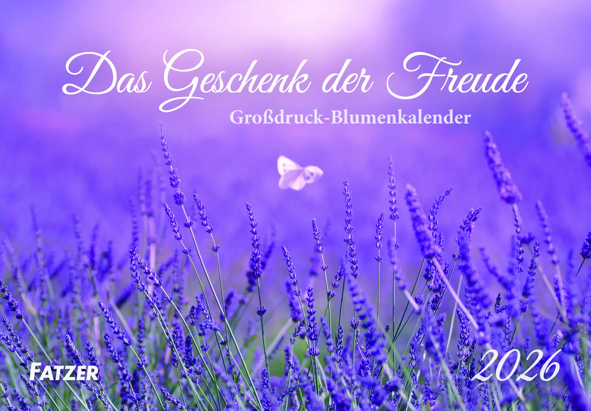 Cover: 9783690220392 | Das Geschenk der Freude 2026 | Tischkalender Großdruck Blumenmotive