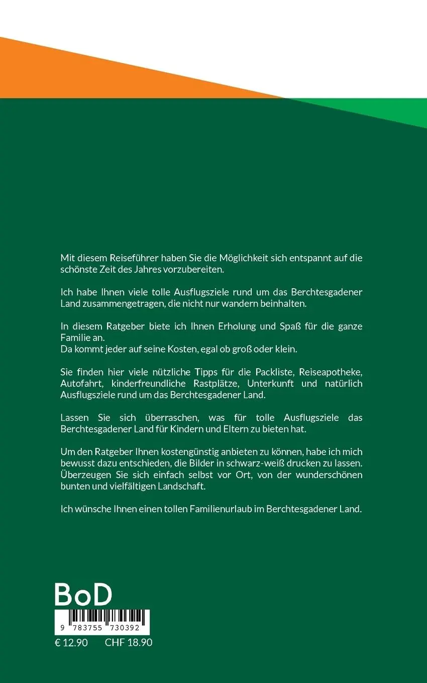 Rückseite: 9783755730392 | Berchtesgadener Land mit Kindern | Spass für die ganze Familie | Buch