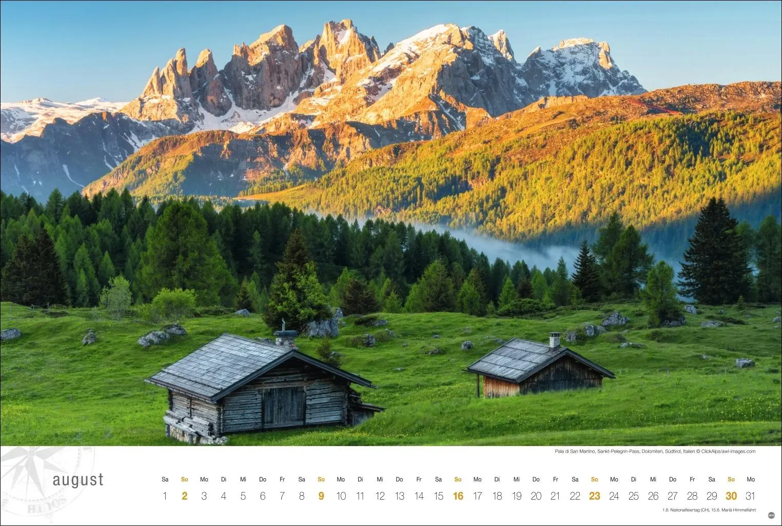 Bild: 9783756410392 | Südtirol Globetrotter Kalender 2026 - Von romantischen Tälern und...