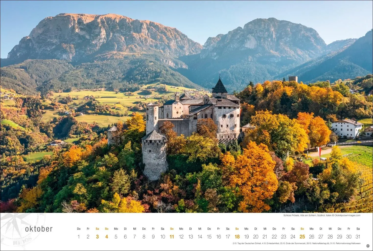 Bild: 9783756410392 | Südtirol Globetrotter Kalender 2026 - Von romantischen Tälern und...