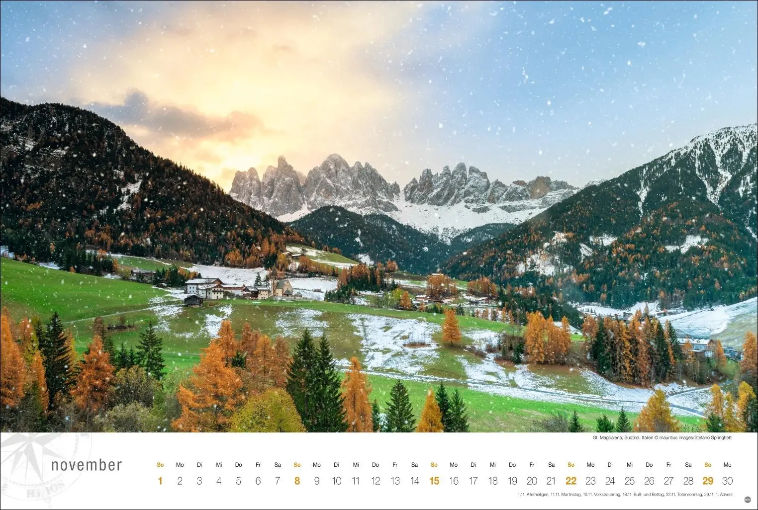 Bild: 9783756410392 | Südtirol Globetrotter Kalender 2026 - Von romantischen Tälern und...