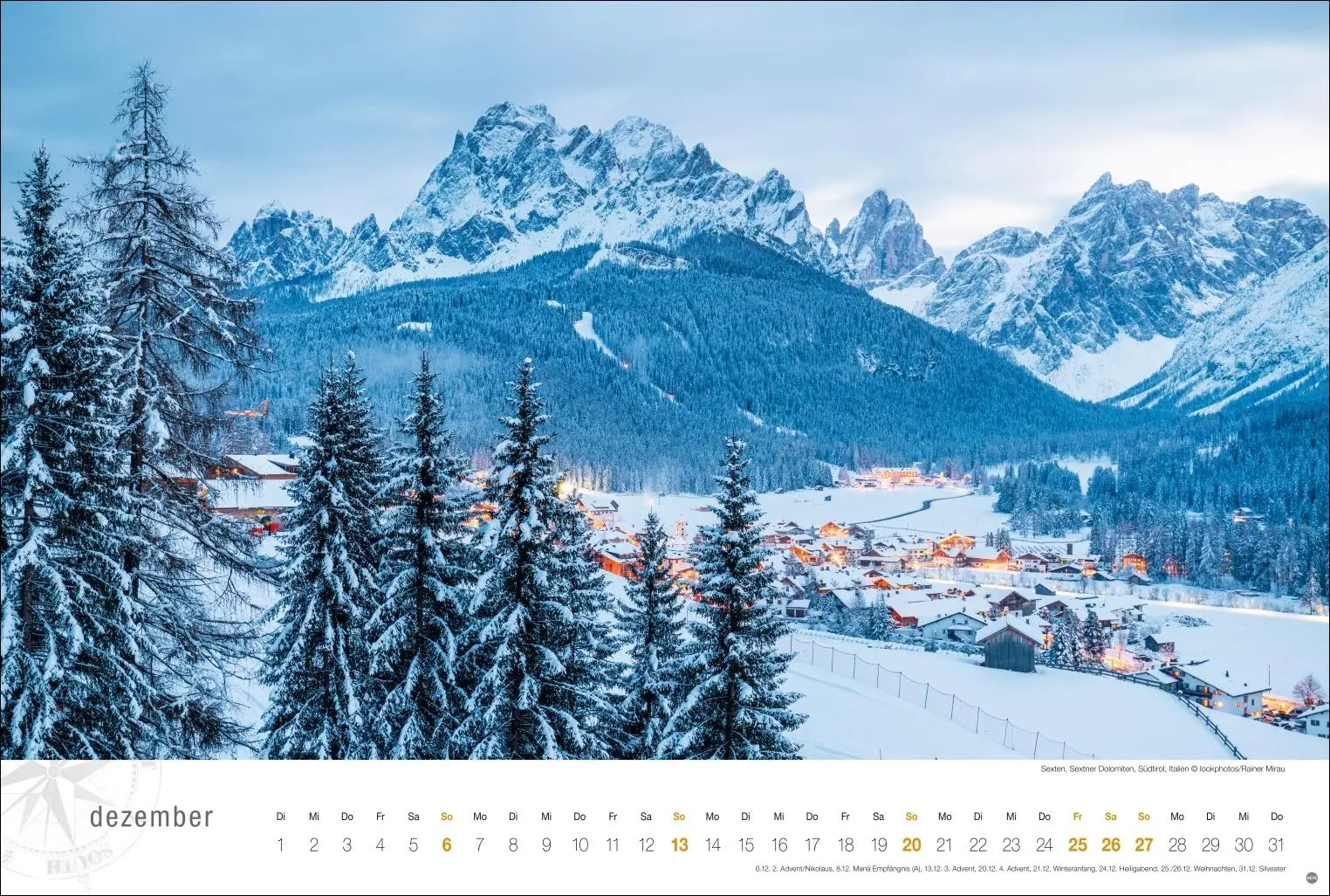 Bild: 9783756410392 | Südtirol Globetrotter Kalender 2026 - Von romantischen Tälern und...