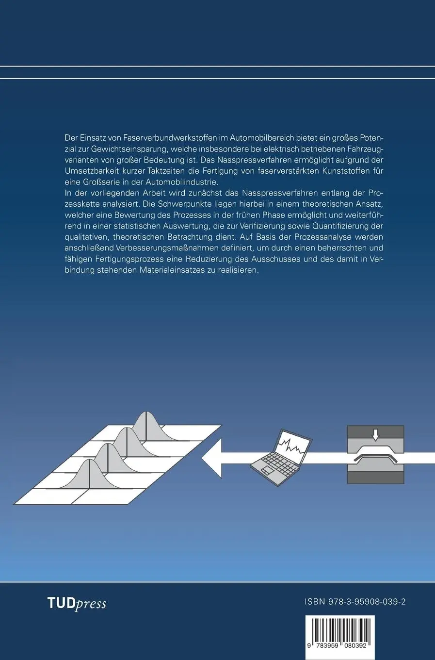 Rückseite: 9783959080392 | Analyse und anlagentechnische Verbesserung des Nasspressverfahrens