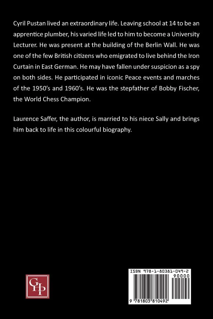 Rückseite: 9781803810492 | Plumber, Lecturer, Pacifist, Spy (?) | How Uncle Cyril Saved the World