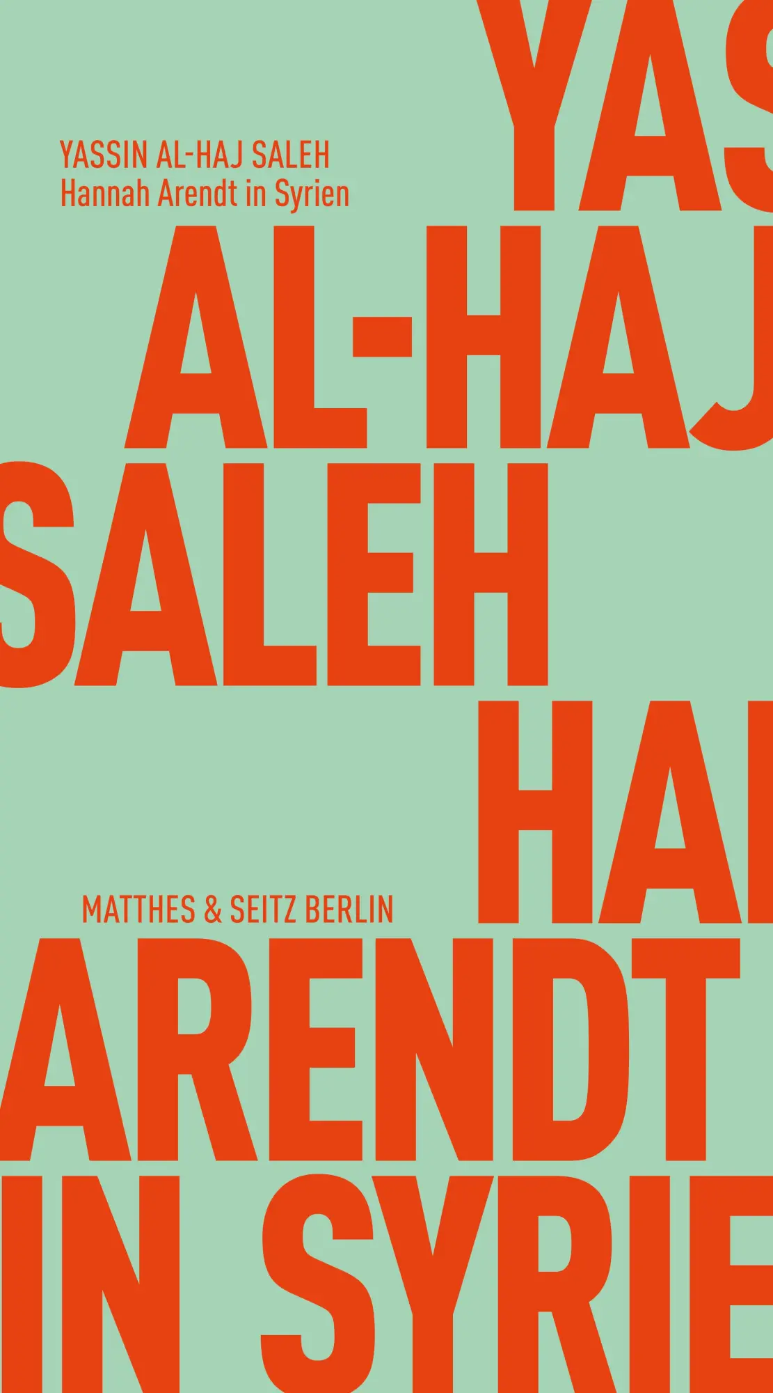 Cover: 9783751830492 | Hannah Arendt in Syrien | Yassin Al-Haj Saleh | Taschenbuch | 122 S.