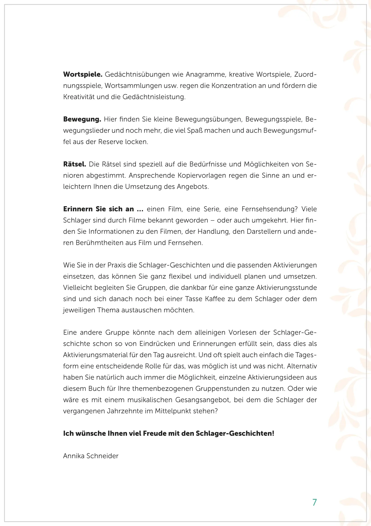 Bild: 9783944360492 | Schlager-Geschichten für Senioren | Annika Schneider (u. a.) | Buch