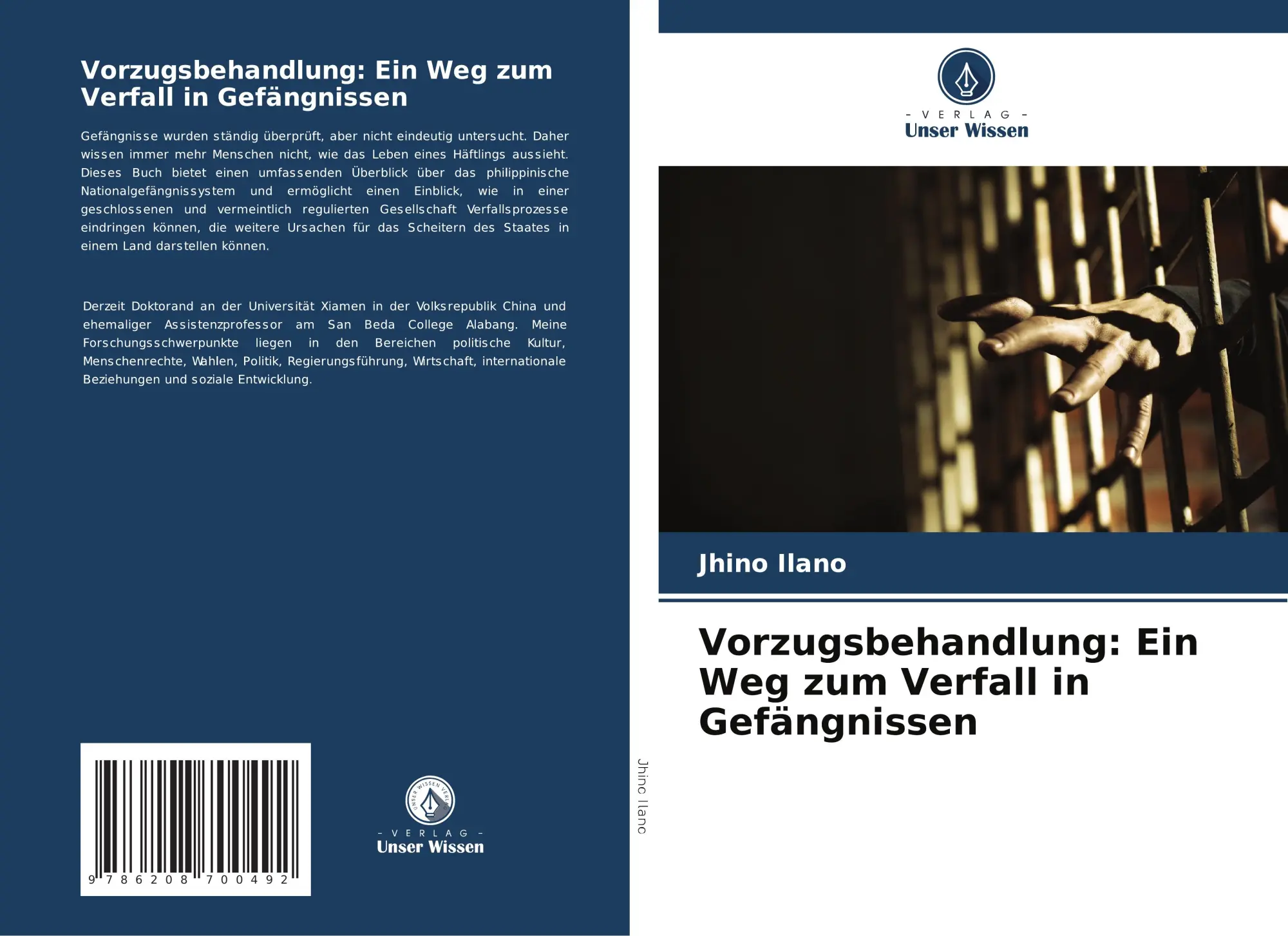 Cover: 9786208700492 | Vorzugsbehandlung: Ein Weg zum Verfall in Gefängnissen | Jhino Ilano