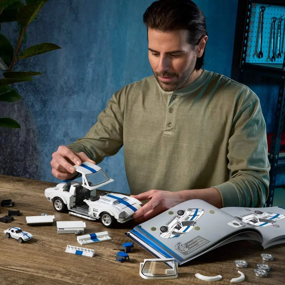 Bild: 194735320592 | Mattel Brick Shop HW ELITE SERIES CORVETTE | Offene Verpackung | JGR31
