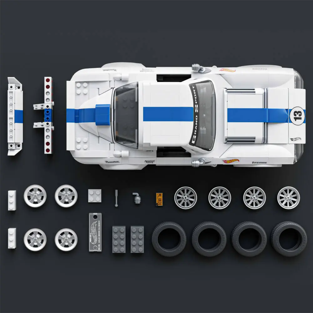 Bild: 194735320592 | Mattel Brick Shop HW ELITE SERIES CORVETTE | Offene Verpackung | JGR31
