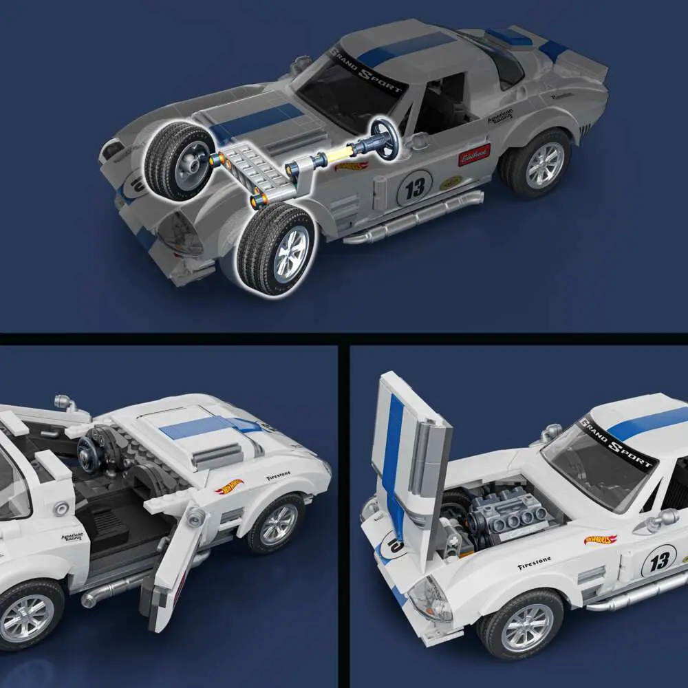 Bild: 194735320592 | Mattel Brick Shop HW ELITE SERIES CORVETTE | Offene Verpackung | JGR31