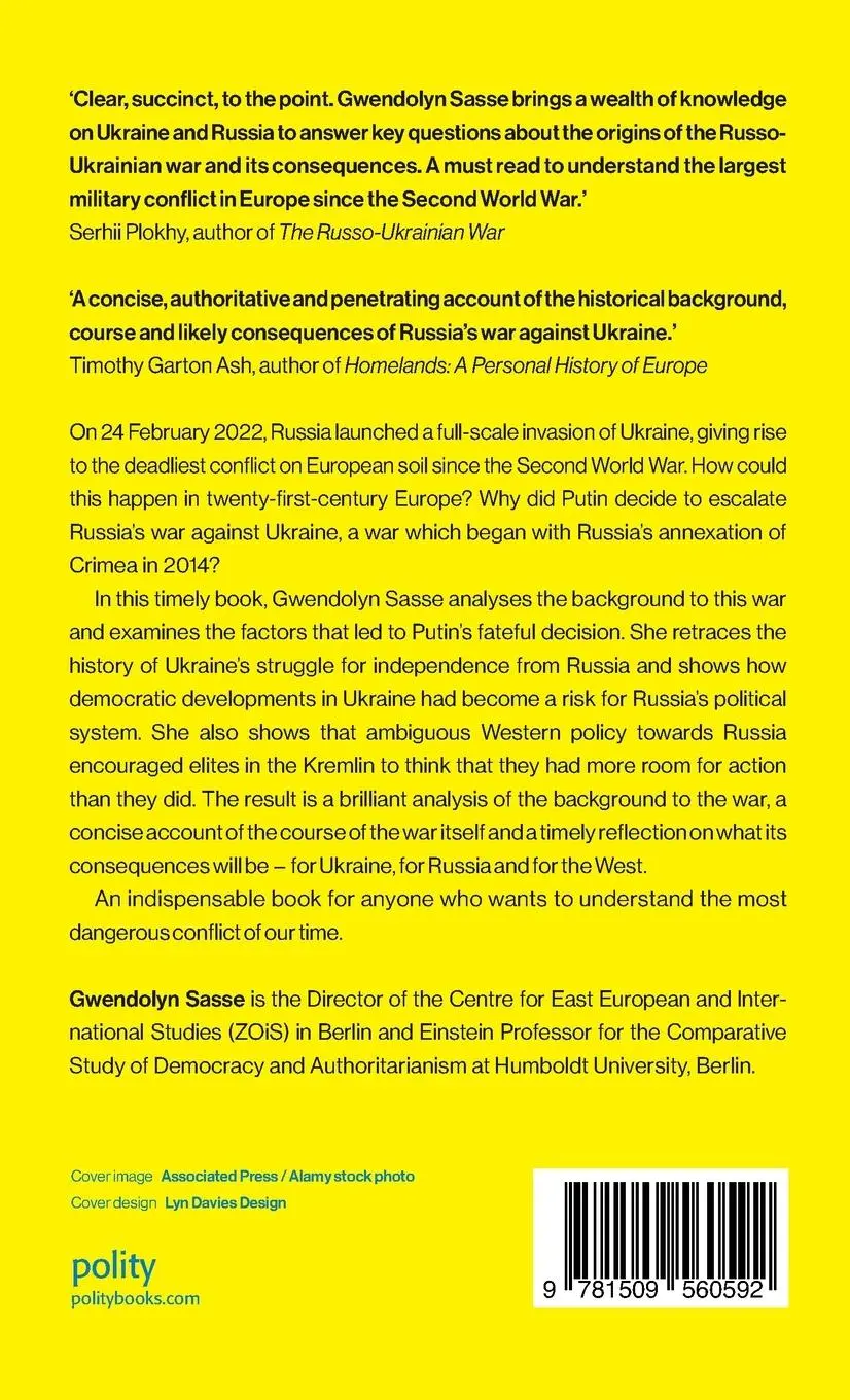 Rückseite: 9781509560592 | Russia's War Against Ukraine | Gwendolyn Sasse | Buch | 156 S. | 2023