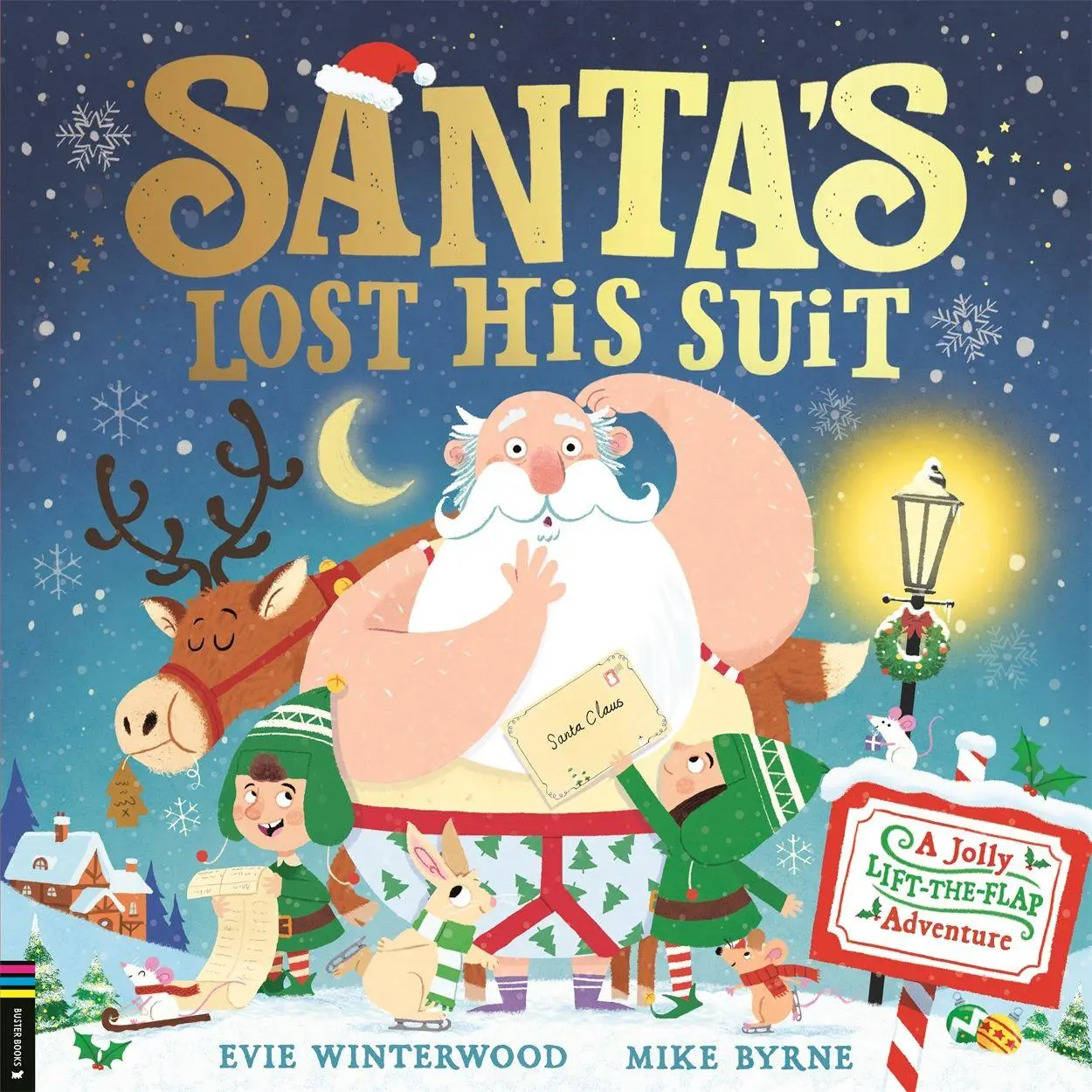 Cover: 9781837250592 | Santa's Lost His Suit | A jolly lift-the-flap adventure | Winterwood