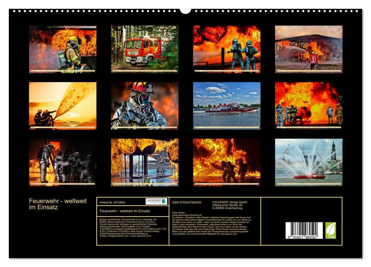 Bild: 9783457960592 | Feuerwehr - weltweit im Einsatz (hochwertiger Premium Wandkalender...