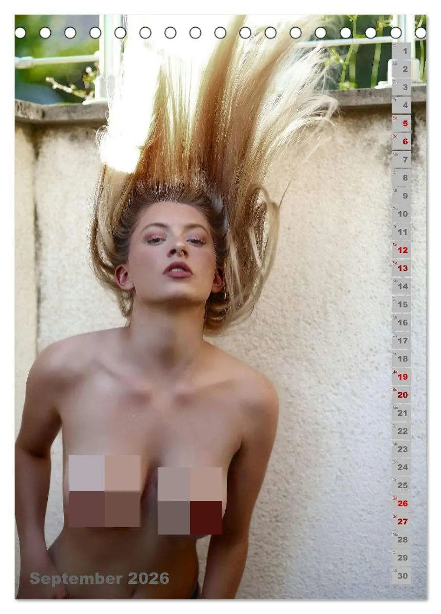 Bild: 9783516360592 | Beauty Akt 2026 (Tischkalender 2026 DIN A5 hoch), CALVENDO...