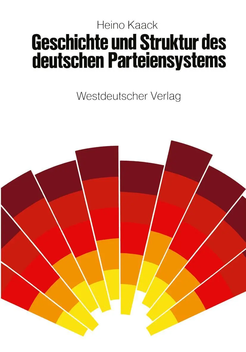 Cover: 9783531110592 | Geschichte und Struktur des deutschen Parteiensystems | Heino Kaack