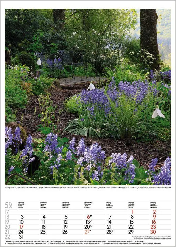 Bild: 9783819300592 | Gartenträume 2027 | Verlag Korsch | Kalender | Spiralbindung | 13 S.