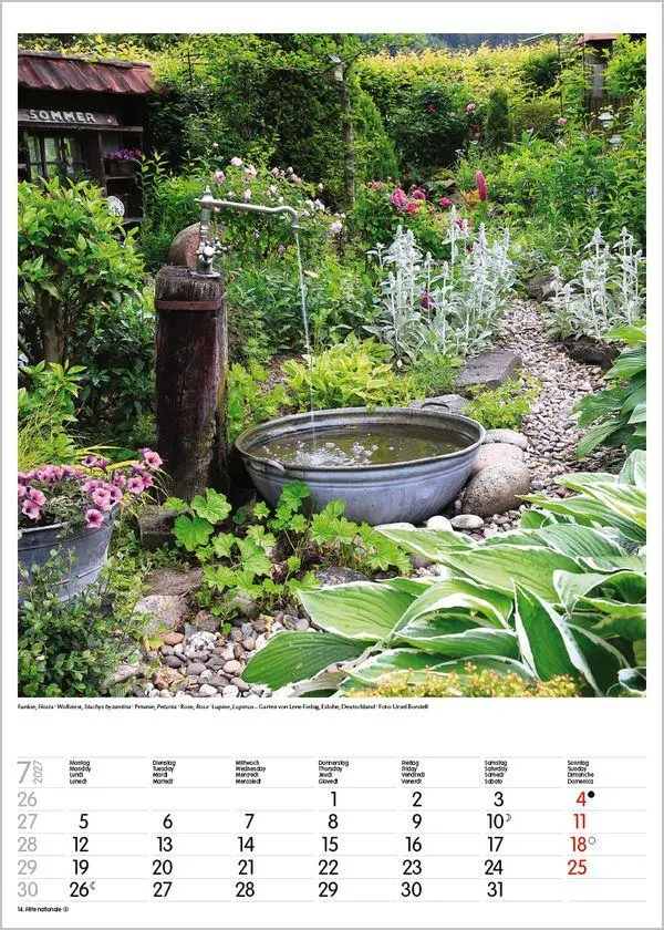 Bild: 9783819300592 | Gartenträume 2027 | Verlag Korsch | Kalender | Spiralbindung | 13 S.