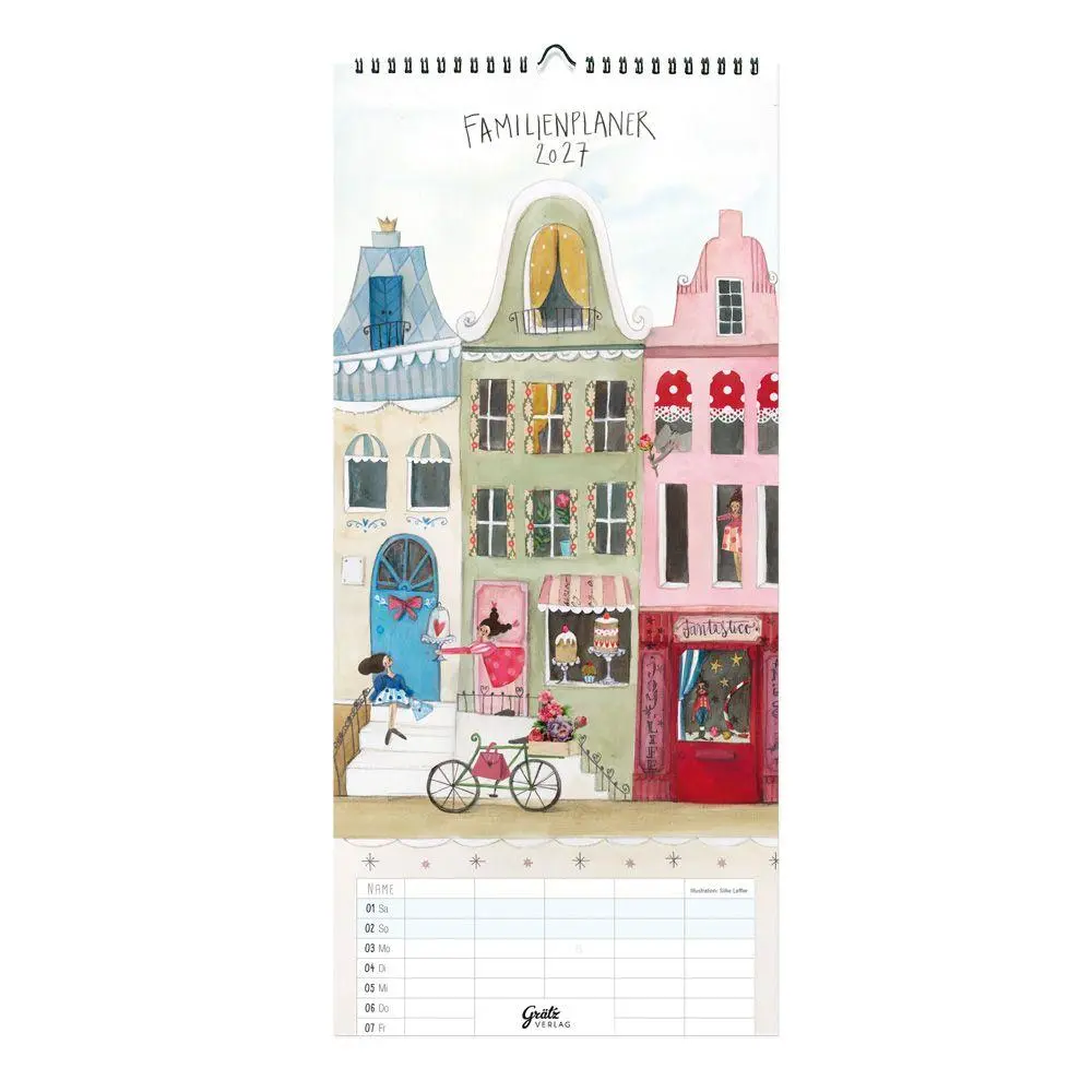 Cover: 9783911060592 | Familienplaner Häuser 2027 | Silke Leffler | Kalender | Deutsch | 2027