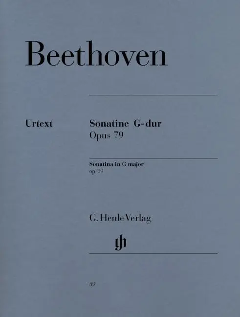 Cover: 9790201800592 | Sonatina In G Major Op. 79 | Besetzung: Klavier zu zwei Händen | Buch