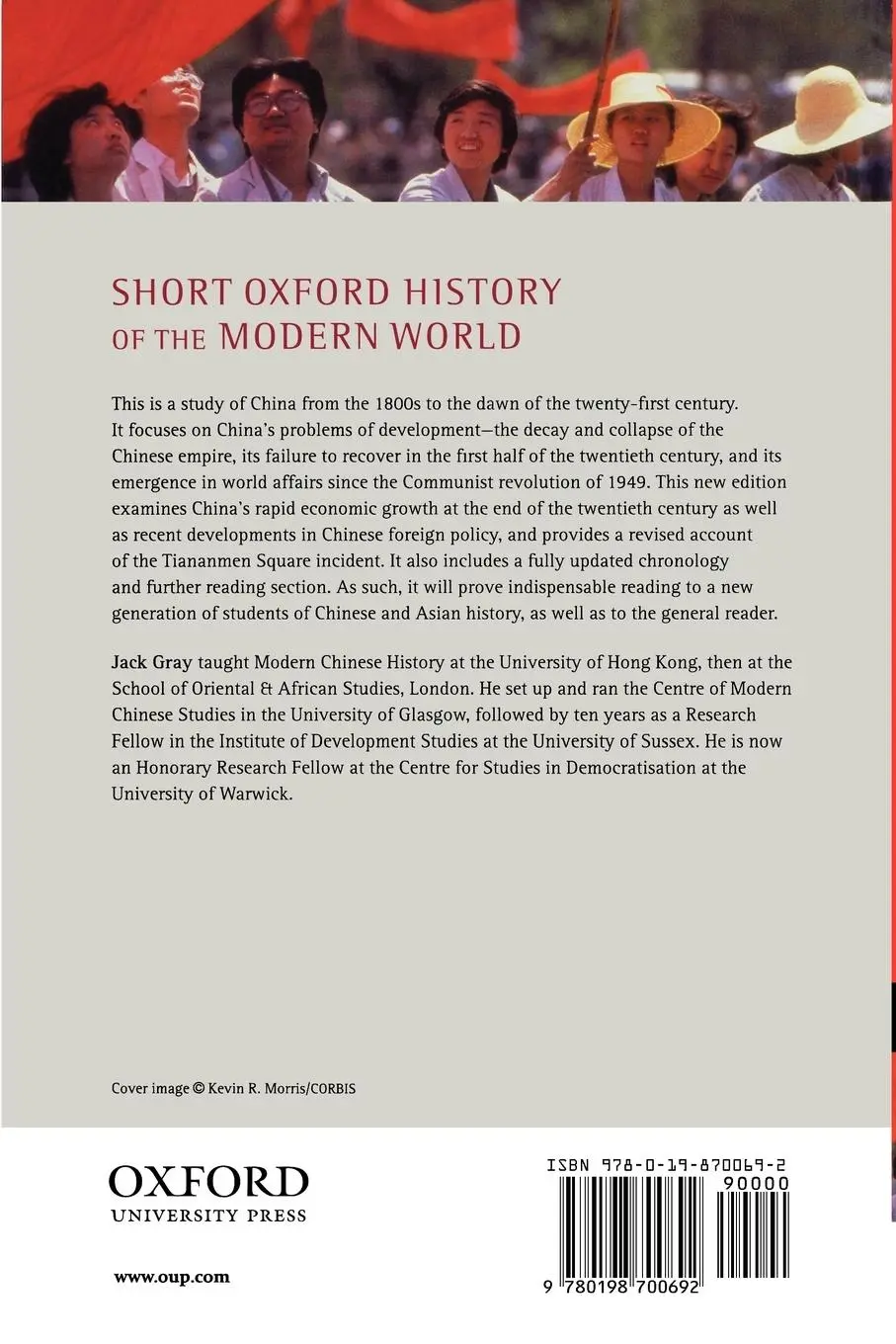 Rückseite: 9780198700692 | Rebellions and Revolutions | China from the 1800s to 2000 | Jack Gray