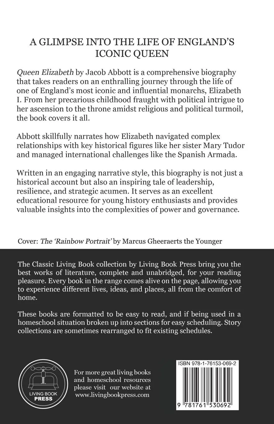 Rückseite: 9781761530692 | Queen Elizabeth | Jacob Abbott | Taschenbuch | Englisch | 2024