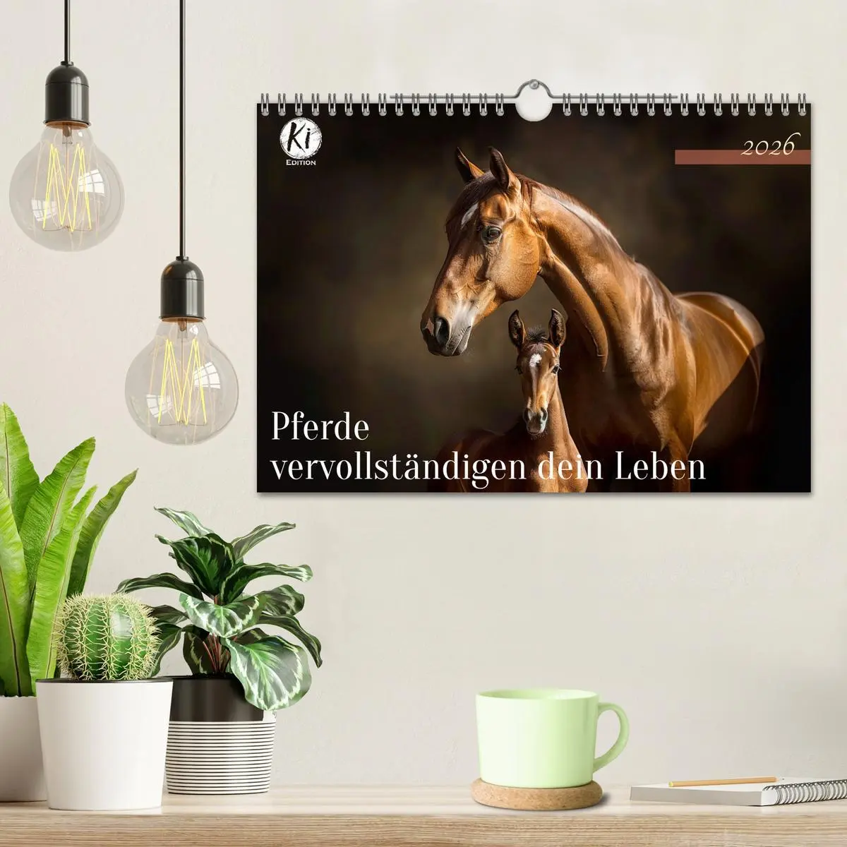 Bild: 9783457330692 | Pferde vervollständigen dein Leben (Wandkalender 2026 DIN A4 quer),...