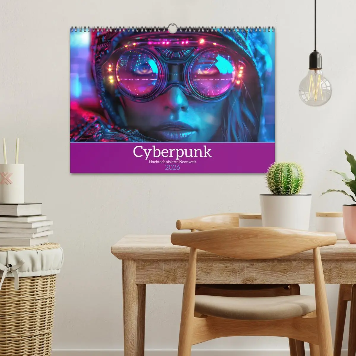 Bild: 9783457400692 | Cyberpunk - Hochtechnisierte Neonwelt (Wandkalender 2026 DIN A3...