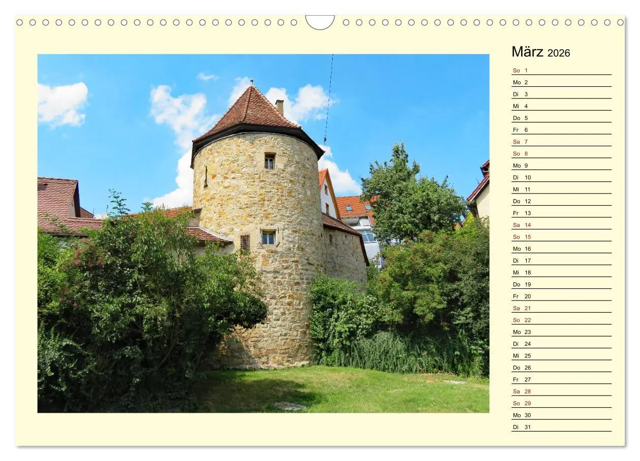Bild: 9783457570692 | Nürtingen erleben (Wandkalender 2026 DIN A3 quer), CALVENDO...