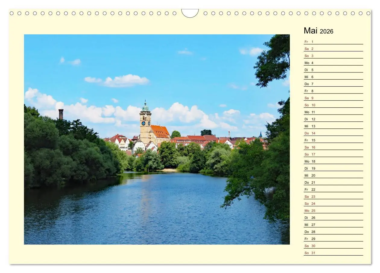 Bild: 9783457570692 | Nürtingen erleben (Wandkalender 2026 DIN A3 quer), CALVENDO...