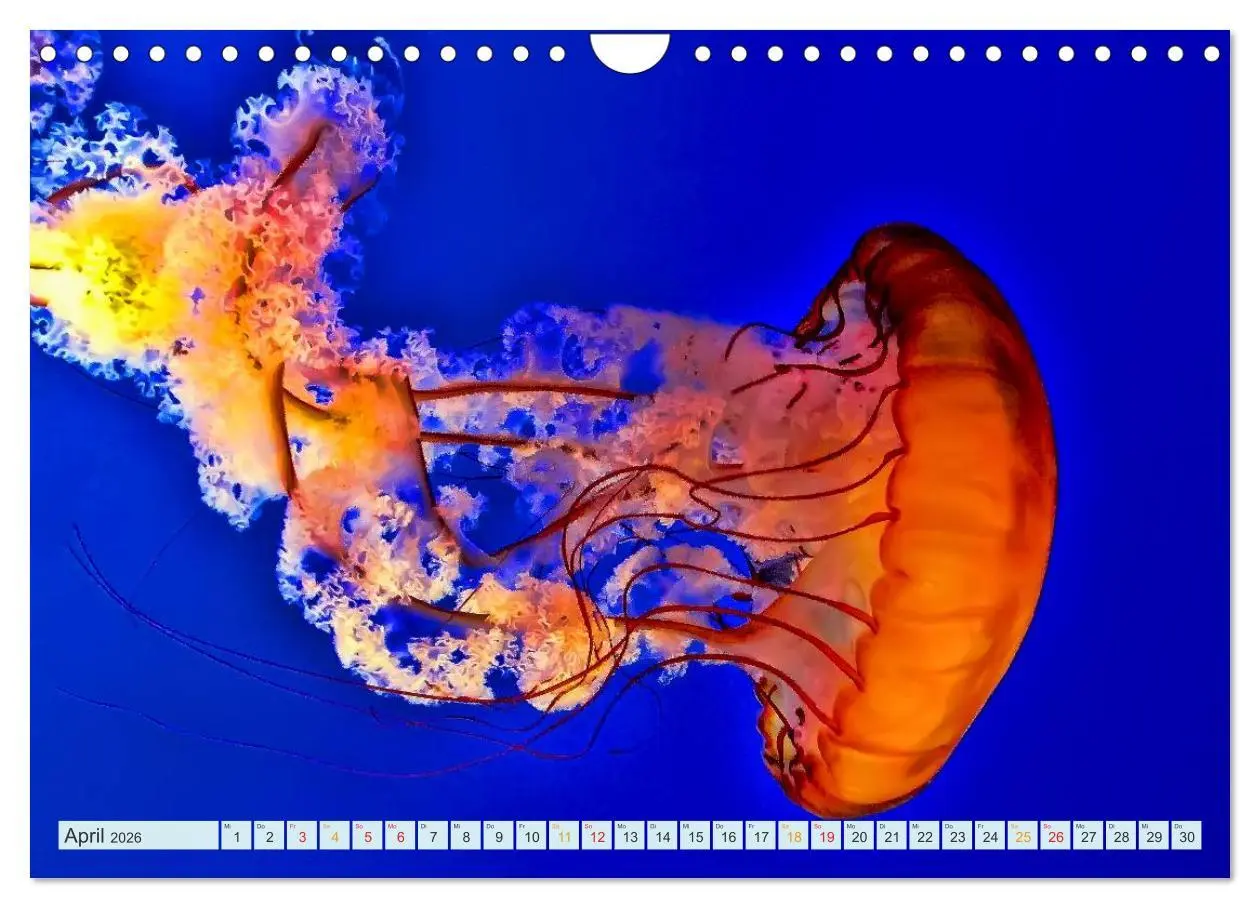 Bild: 9783516040692 | Quallen - einzigartige Wesen (Wandkalender 2026 DIN A4 quer),...