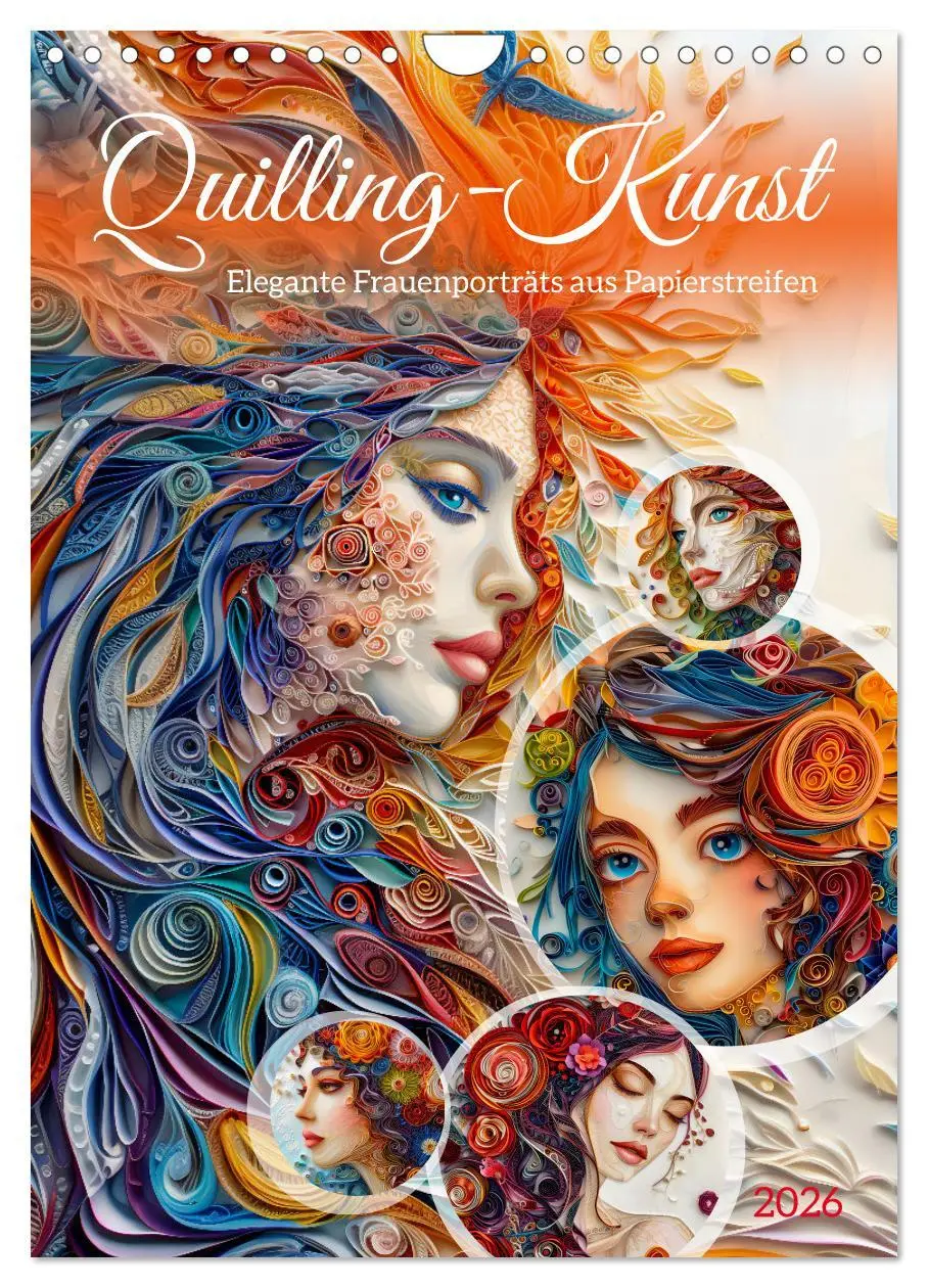 Cover: 9783516280692 | Quilling-Kunst - Elegante Frauenporträts aus Papierstreifen...
