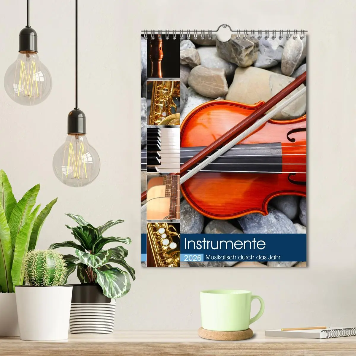 Bild: 9783516420692 | Instrumente - Musikalisch durch das Jahr (Wandkalender 2026 DIN A4...