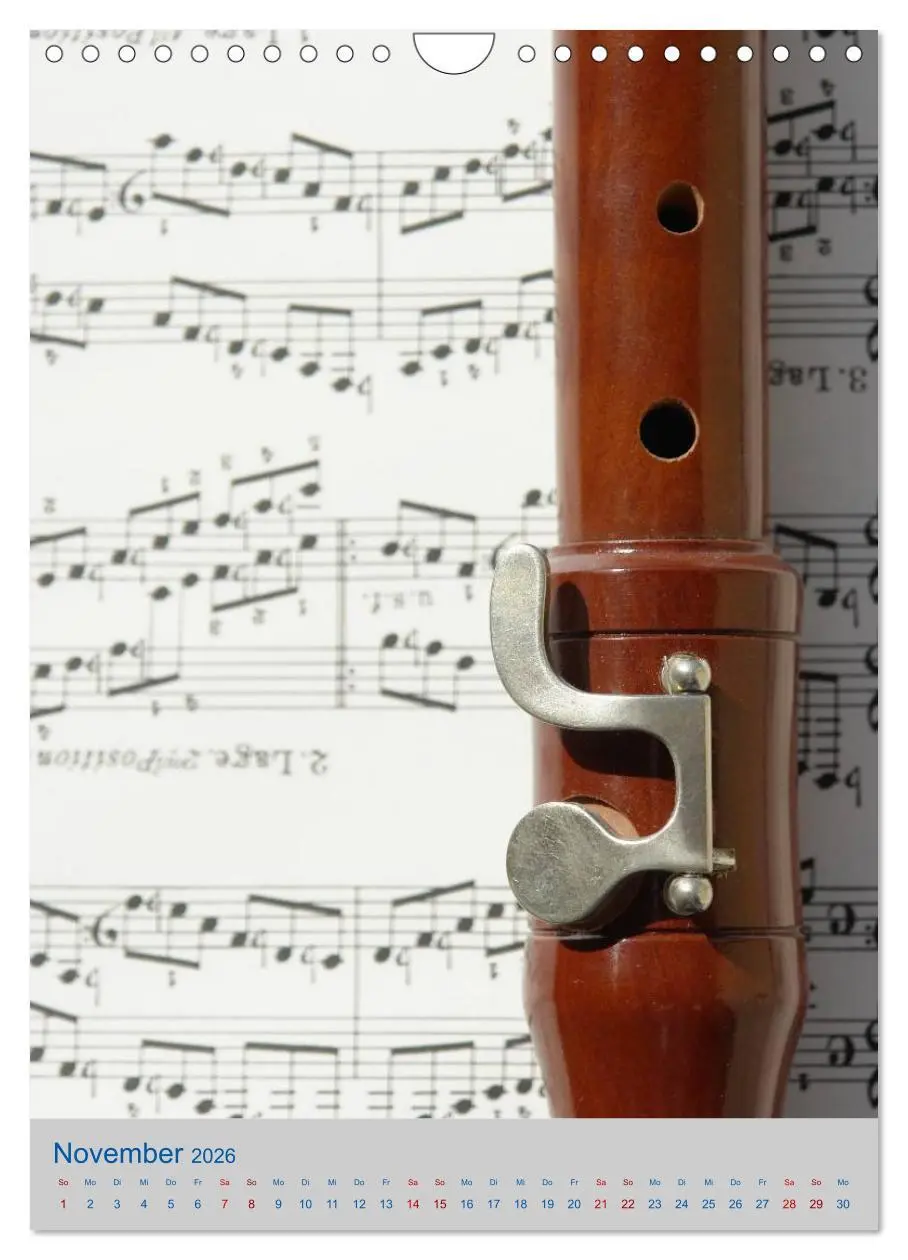 Bild: 9783516420692 | Instrumente - Musikalisch durch das Jahr (Wandkalender 2026 DIN A4...