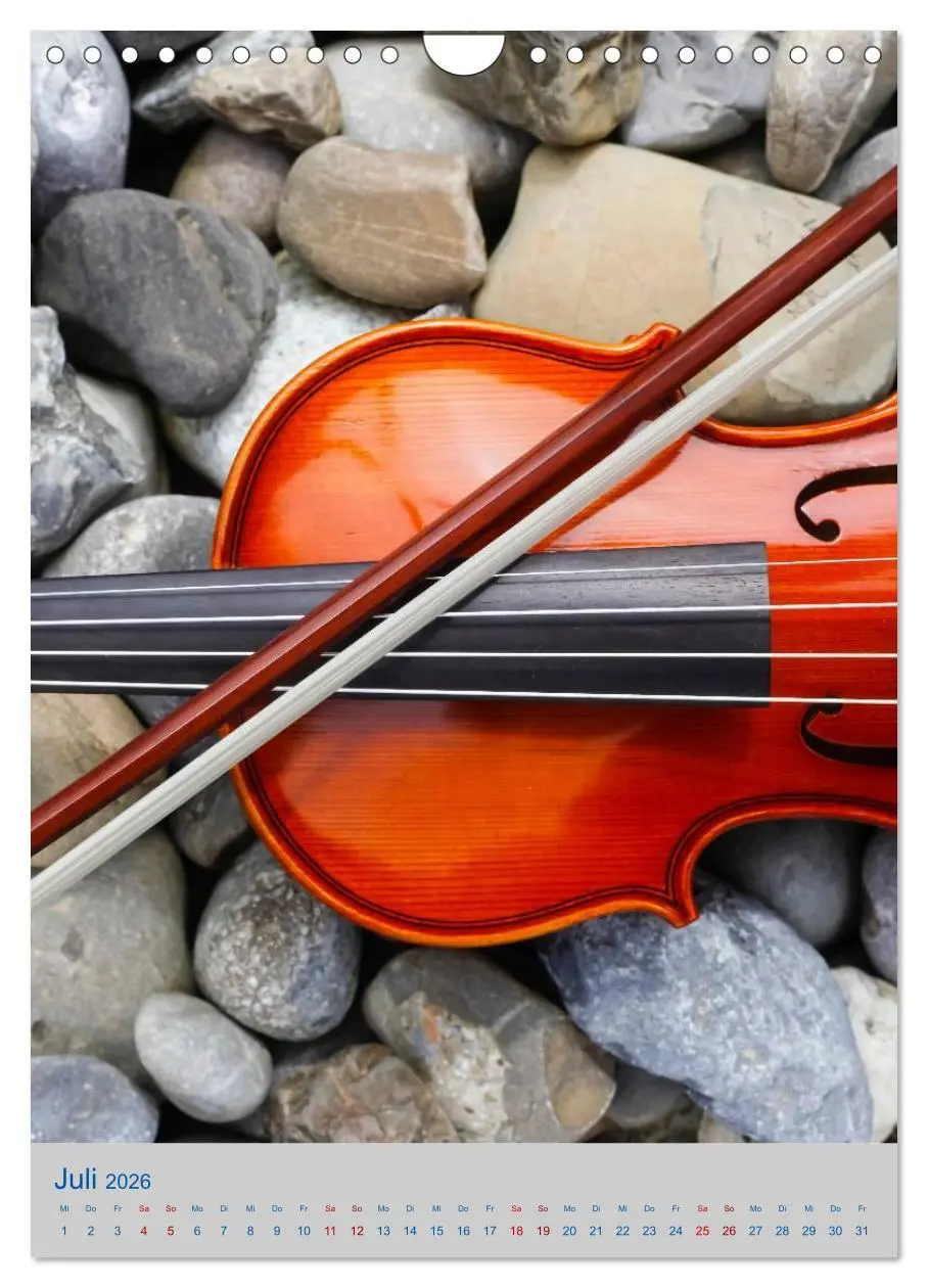 Bild: 9783516420692 | Instrumente - Musikalisch durch das Jahr (Wandkalender 2026 DIN A4...