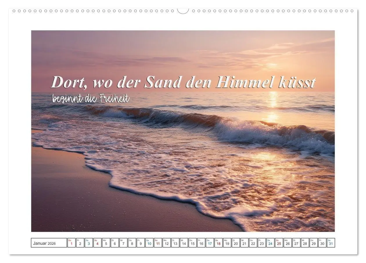 Bild: 9783516730692 | Frei wie das Meer (Wandkalender 2026 DIN A2 quer), CALVENDO...