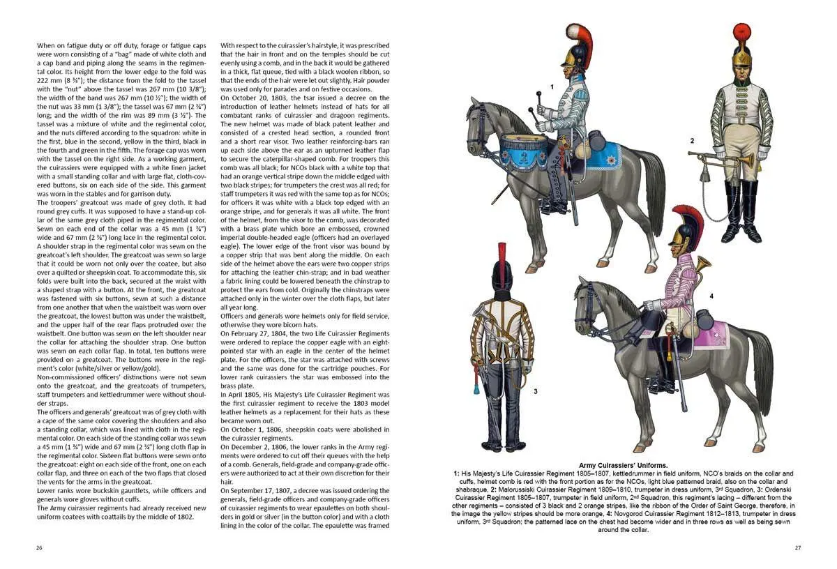 Bild: 9783963600692 | The Russian Army 1801-1806: Cuirassiers and Dragoons | Oleg Vasyliev