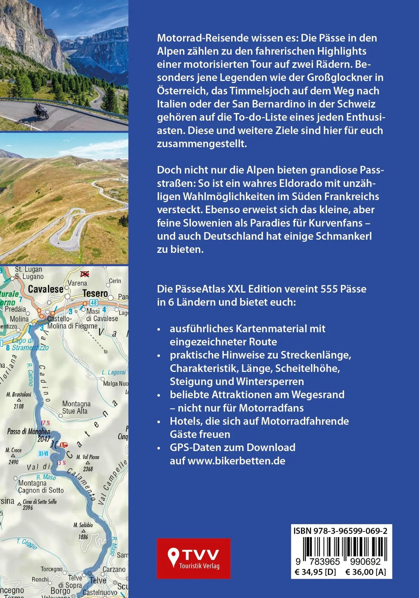 Autor: 9783965990692 | PÄSSE ATLAS - XXL Edition | 555 Pässe und Panoramastraßen | Buch