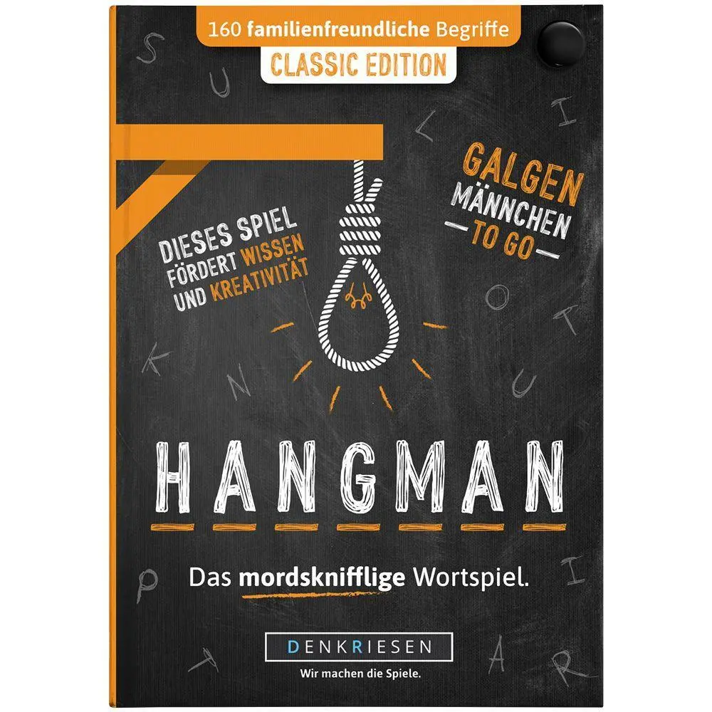 Cover: 4260528090792 | HANGMAN - CLASSIC EDITION - "Galgenmännchen TO GO" | Denkriesen | 2020
