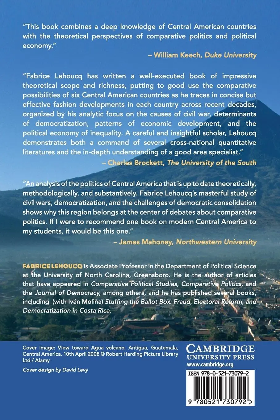 Rückseite: 9780521730792 | The Politics of Modern Central America | Fabrice Lehoucq | Taschenbuch