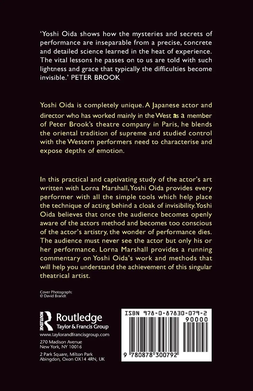 Rückseite: 9780878300792 | The Invisible Actor | Yoshi Oida (u. a.) | Taschenbuch | Englisch