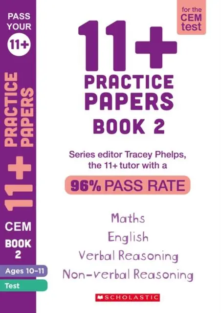 Cover: 9781407190792 | 11+ Practice Papers for the CEM Test Ages 10-11 - Book 2 | Phelps