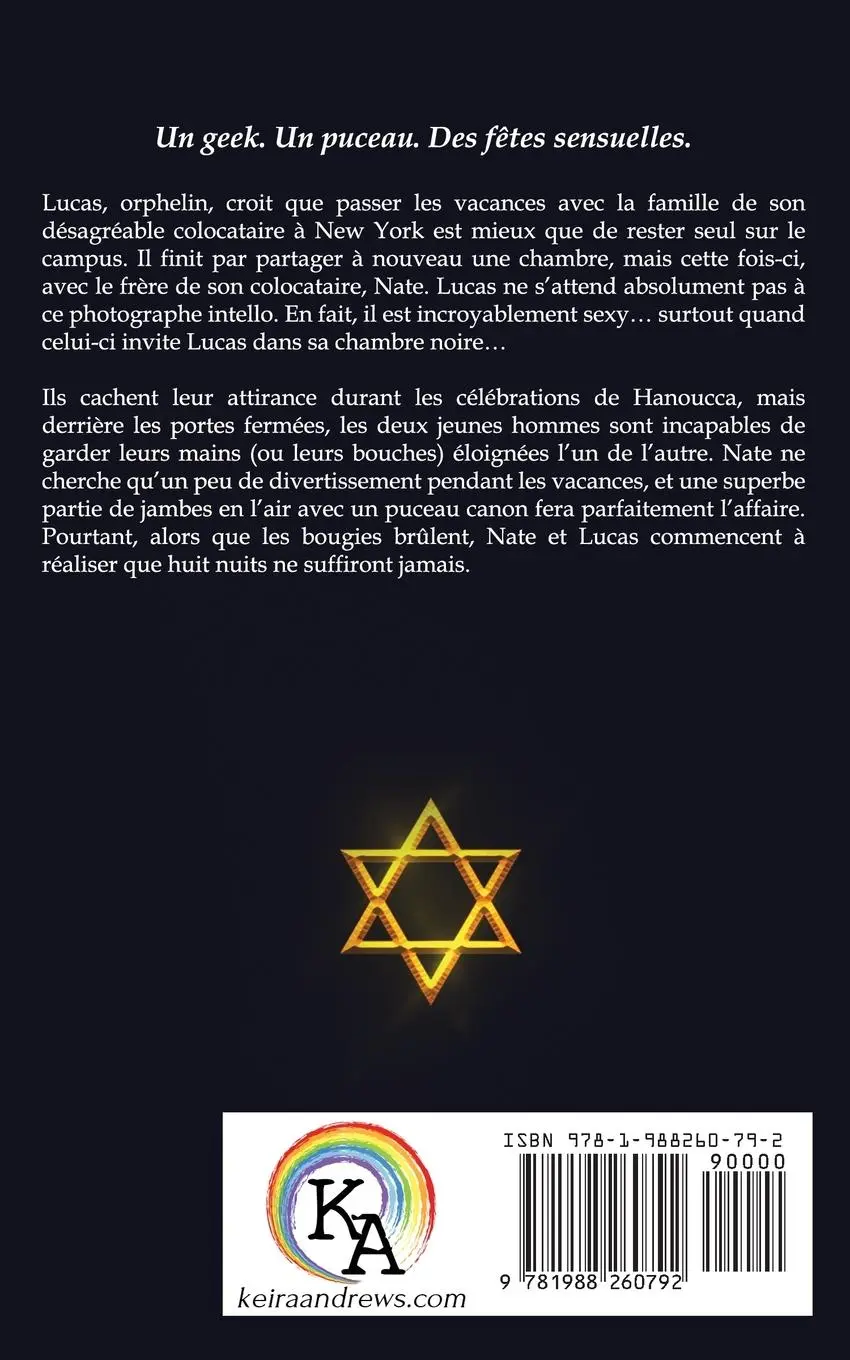 Rückseite: 9781988260792 | Huit Nuits en Décembre | Keira Andrews | Taschenbuch | Französisch