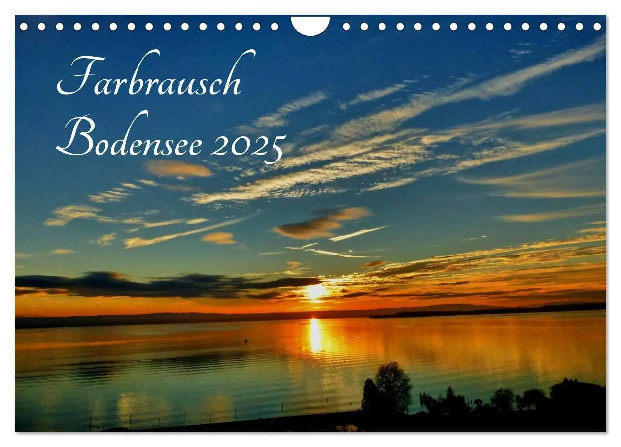 Cover: 9783435470792 | Farbrausch Bodensee (Wandkalender 2025 DIN A4 quer), CALVENDO...