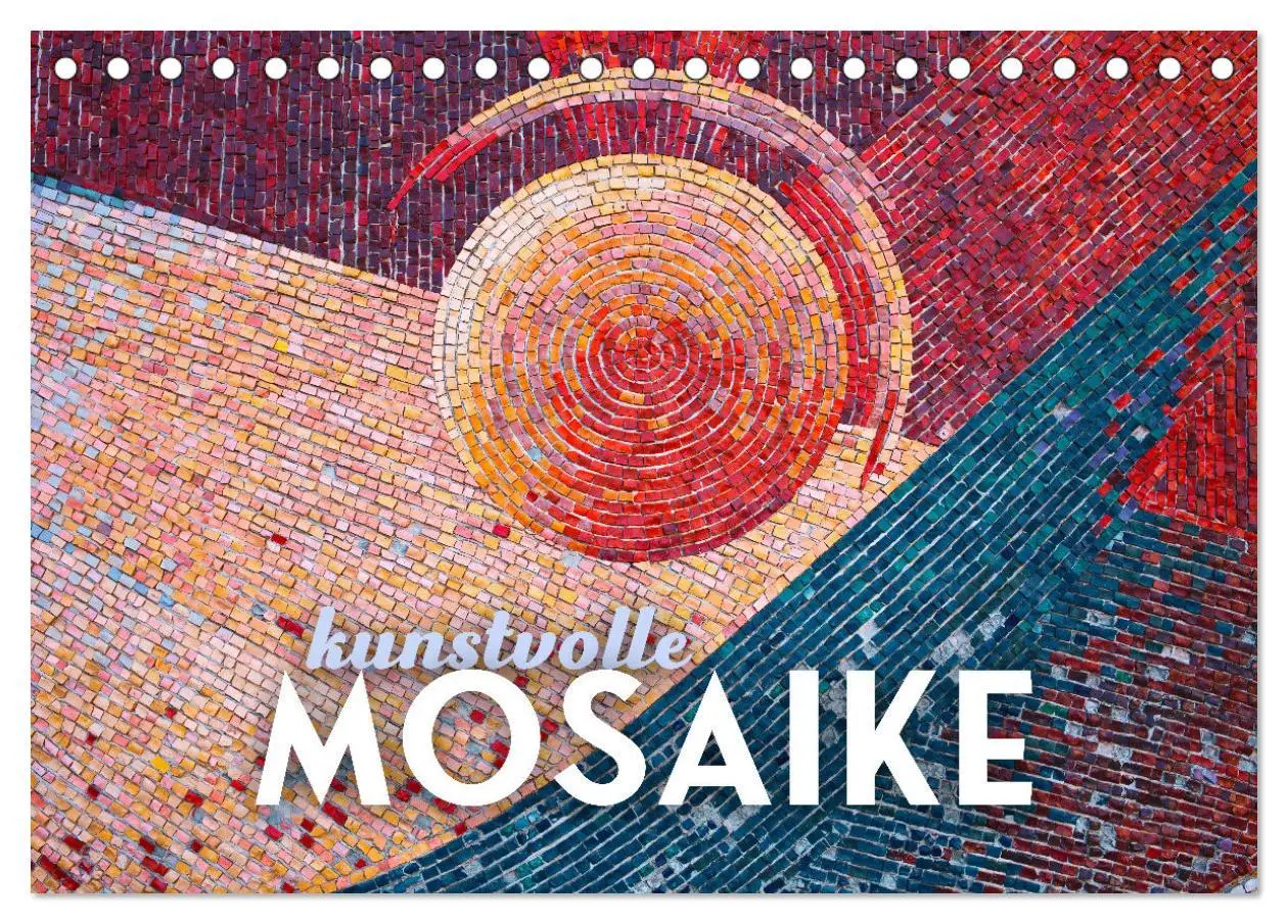 Cover: 9783457560792 | Kunstvolle Mosaike (Tischkalender 2026 DIN A5 quer), CALVENDO...