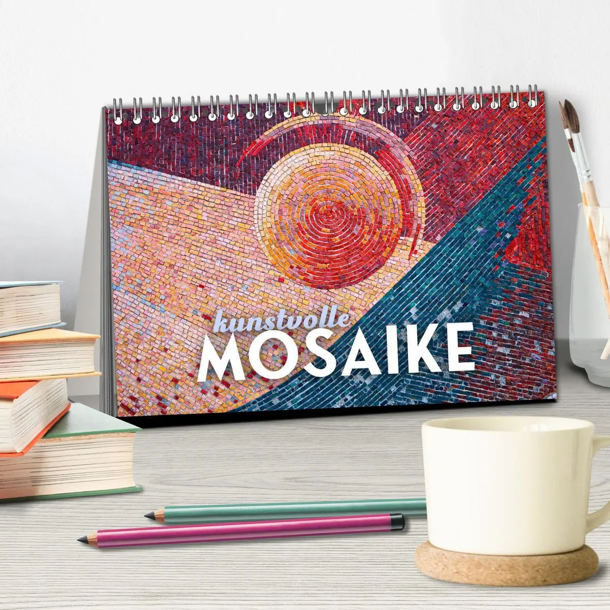 Bild: 9783457560792 | Kunstvolle Mosaike (Tischkalender 2026 DIN A5 quer), CALVENDO...