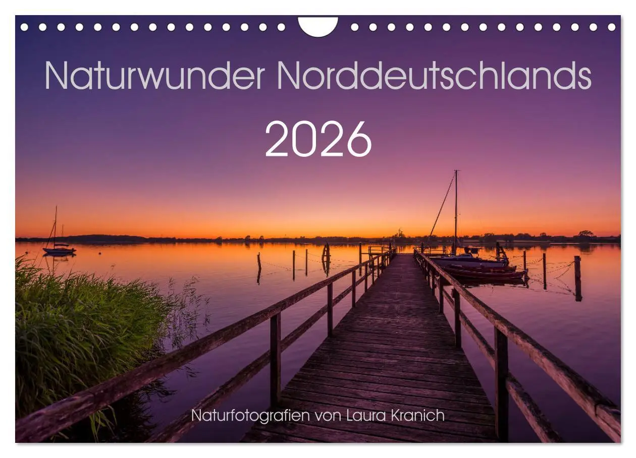 Cover: 9783457870792 | Naturwunder Norddeutschlands (Wandkalender 2026 DIN A4 quer),...