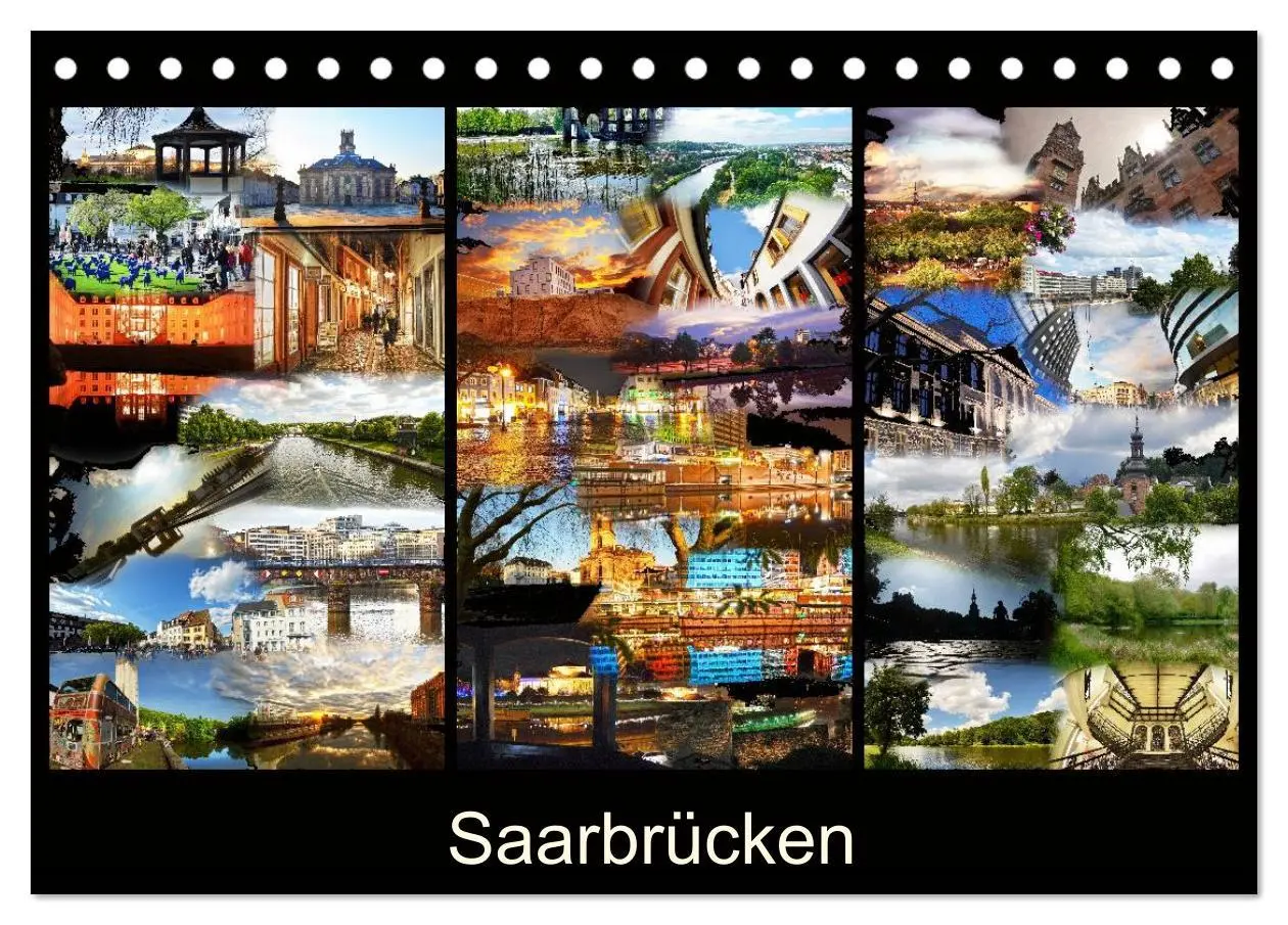 Cover: 9783516100792 | Saarbrücken (Tischkalender 2026 DIN A5 quer), CALVENDO Monatskalender