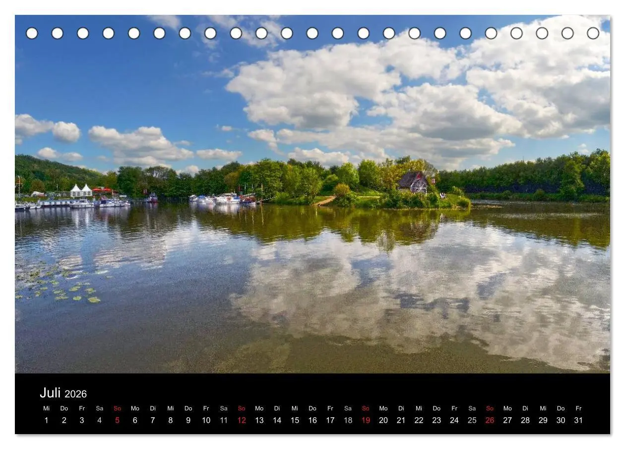 Bild: 9783516100792 | Saarbrücken (Tischkalender 2026 DIN A5 quer), CALVENDO Monatskalender